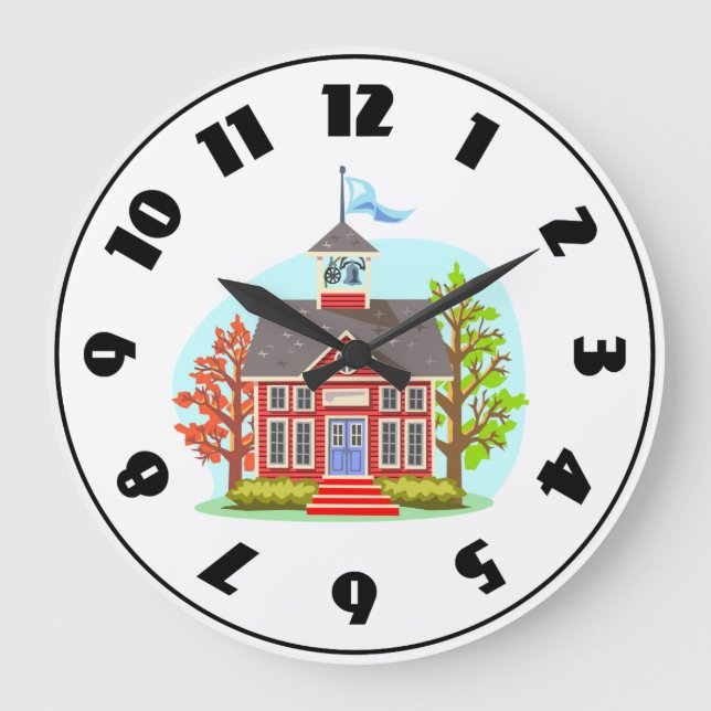Grande Horloge Ronde Édifice scolaire (Recto)