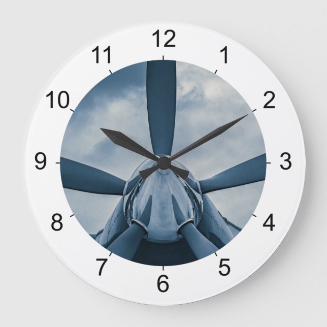 Grande Horloge Ronde Effacez Prop ! (Recto)