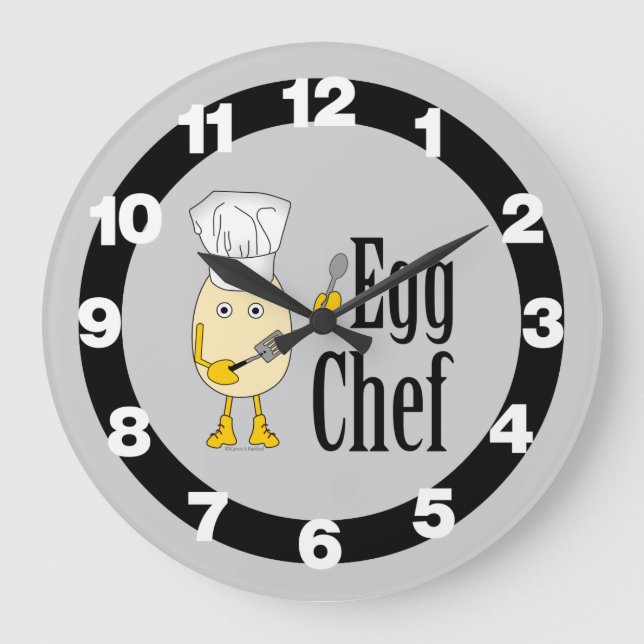 Grande Horloge Ronde Egg Chef  (Recto)