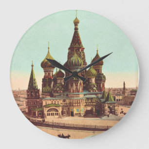 Grande Horloge Ronde Église St. Basile, place Rouge Moscou