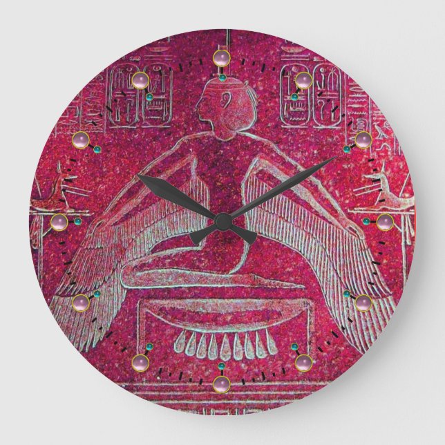 Grande Horloge Ronde EI, Rouge antique (Recto)