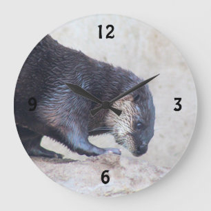 Grande Horloge Ronde Élégant