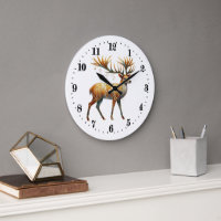 Elégant cerf art déco
