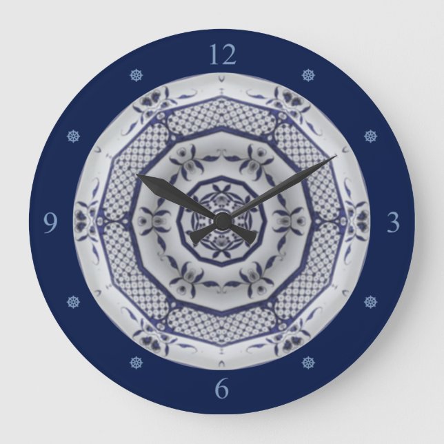 Grande Horloge Ronde elft Blue Design 006 From 1764 (Recto)
