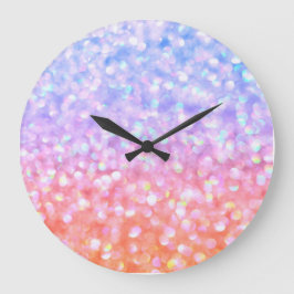 Grande Horloge Ronde Encerclé dans le bonheur