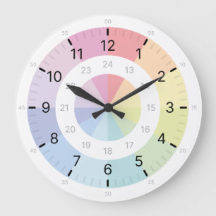 Grande Horloge Ronde Enfants classiques minimes simples