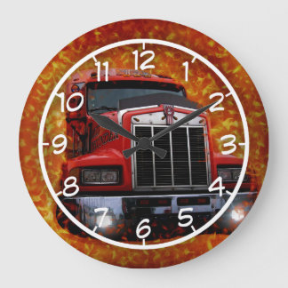 Grande Horloge Ronde Enfer d'un camion