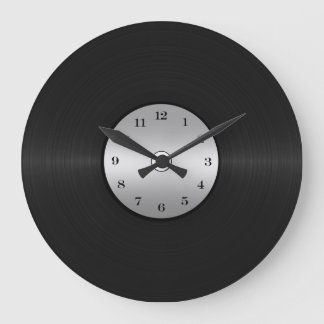 Grande Horloge Ronde Enregistrement LP Vinyl Look