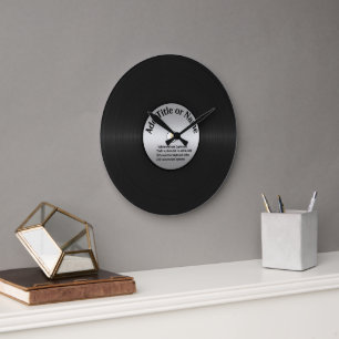 Grande Horloge Ronde Enregistrement LP Vinyl Look