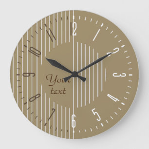 Grande Horloge Ronde Entreprise simple