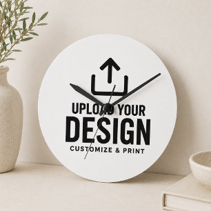 Grande Horloge Ronde Entreprise Société Marque Personnalisé Sur mesure 