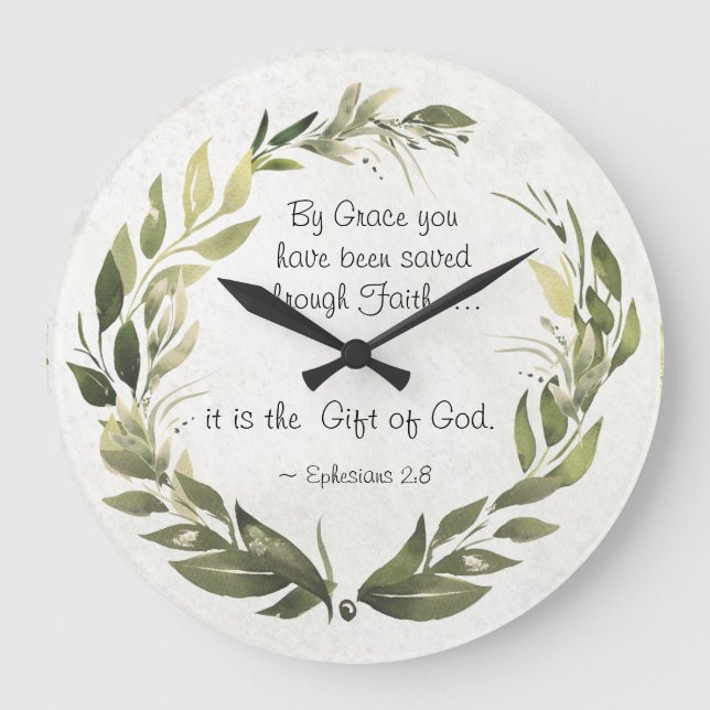 Grande Horloge Ronde Ephesians 2:8 (Recto)