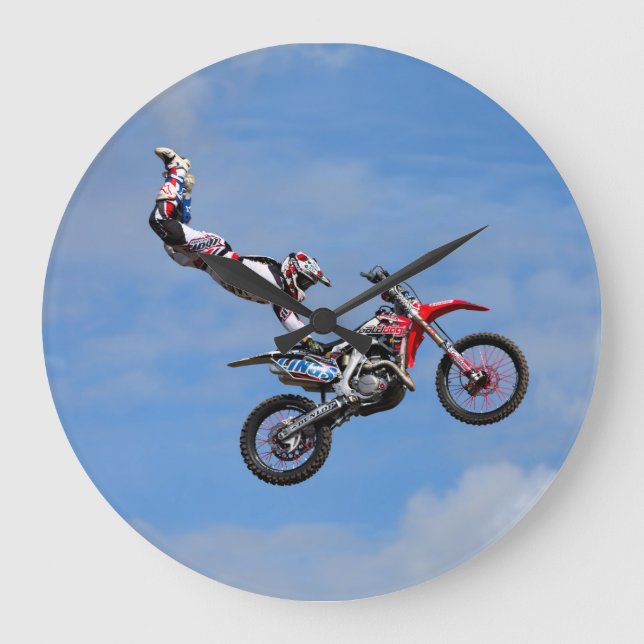 Grande Horloge Ronde Équipe d'affichage des Lings FMX de Bolddog (Recto)