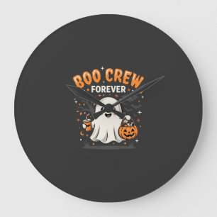 Grande Horloge Ronde Équipe de fantômes pour toujours Halloween Fantôme