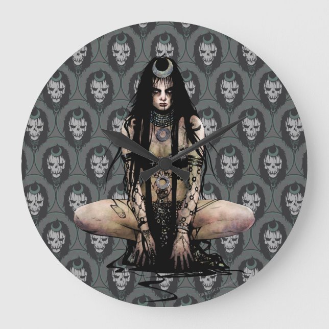 Grande Horloge Ronde Équipe de suicide | Enchanteuse (Recto)