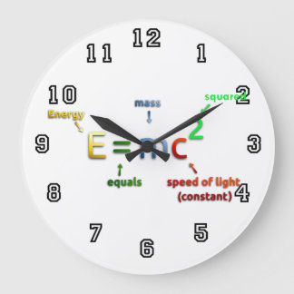 Grande Horloge Ronde Équivalence énergétique de masse d'Einstein