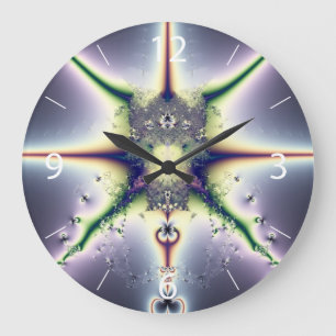 Grande Horloge Ronde Espace pourpre
