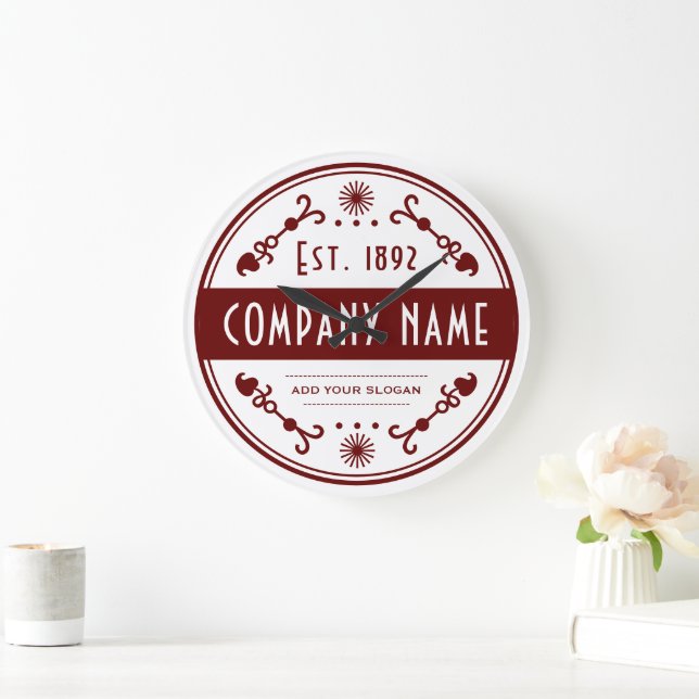 Grande Horloge Ronde Established Business Name, Decorative (Maison)
