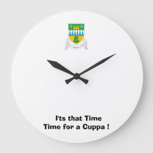 Grande Horloge Ronde Étaient sur Kerry Time-Time pour un Cuppa.