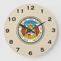 État de l'horloge murale du Missouri