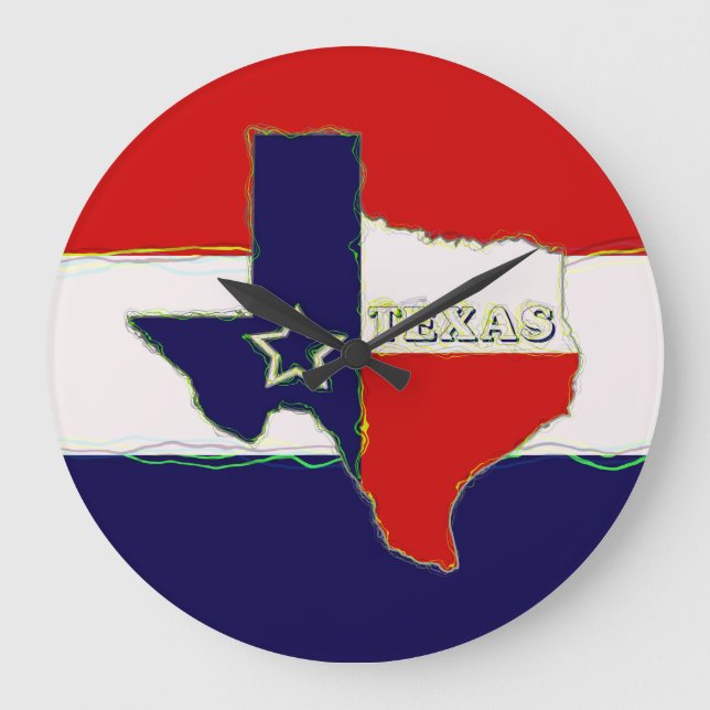 GRANDE HORLOGE RONDE ÉTAT DU TEXAS (Recto)