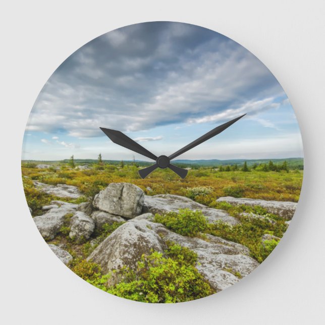Grande Horloge Ronde États-Unis, Virginie occidentale, Davis. Landscape (Recto)