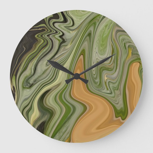 Grande Horloge Ronde Été en ananas tropical (Recto)