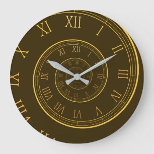 Grande Horloge Ronde Eternal Clocks, Spiral roman Large Clock