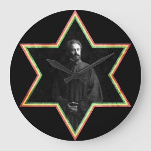 Grande Horloge Ronde Étoile de David de Haile Selassie