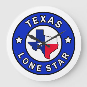 Grande Horloge Ronde Étoile solitaire du Texas