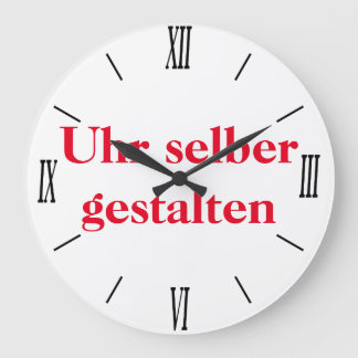 Grande Horloge Ronde Façonner l'horloge