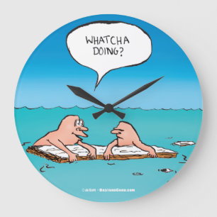 Grande Horloge Ronde Faire de Whatcha ? Bande dessinée drôle de