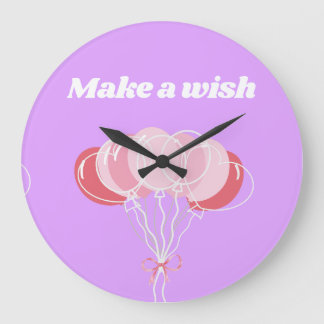 GRANDE HORLOGE RONDE FAIRE UN SOUHAIT