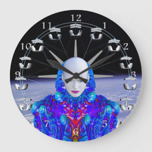 Grande Horloge Ronde Fairground in Space