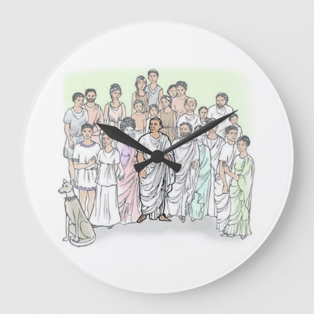Grande Horloge Ronde Famille Caecilii (Recto)