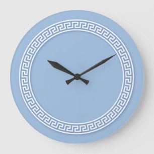 Grande Horloge Ronde Faux Jasperware