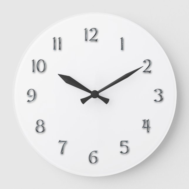 Grande Horloge Ronde Faux Pewter (Recto)