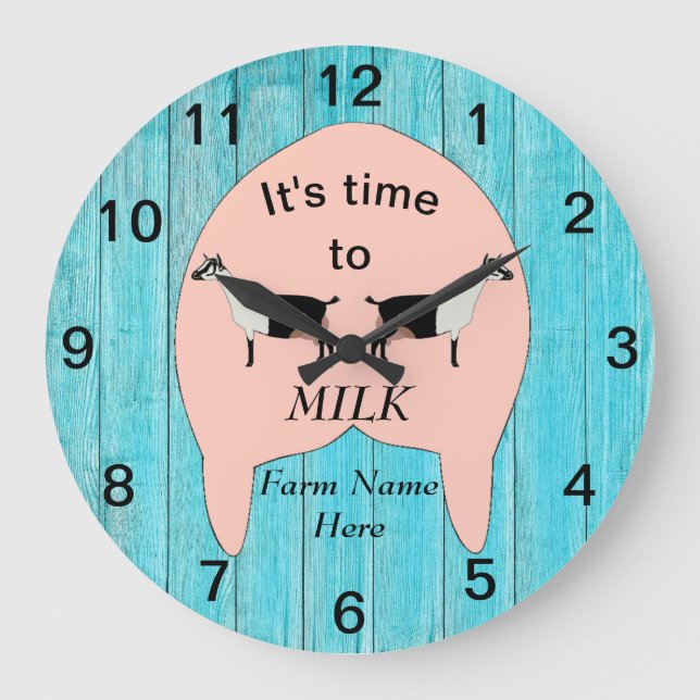Grande Horloge Ronde Ferme de chèvre laitière alpine Udder (Recto)