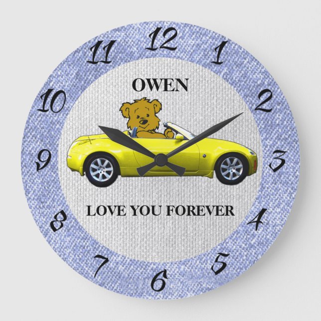 GRANDE HORLOGE RONDE FERME DE NURSERY (Recto)