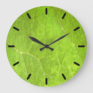 Grande Horloge Ronde Fermer une feuille