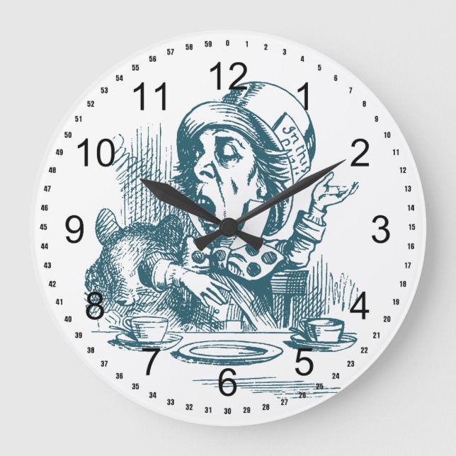 Grande Horloge Ronde Fête du thé de la haine (Recto)