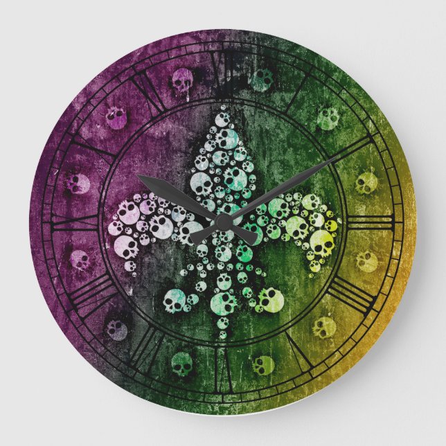 Grande Horloge Ronde Fleur de Lis (Recto)