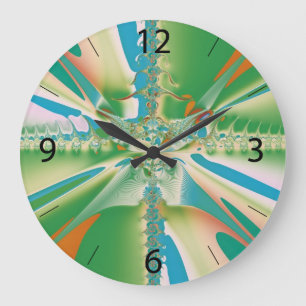 Grande Horloge Ronde Fleur de printemps