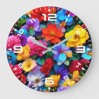 Fleurs multicolores Motif-75647