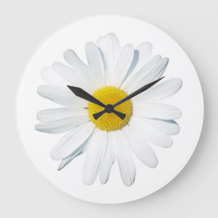 Grande Horloge Ronde Fleurs   Taille unique