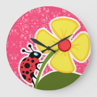 Floral rose ; coccinelle