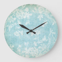 Flore blanche et bleue de Shabby
