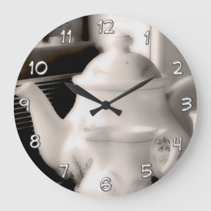 Grande Horloge Ronde Food Kitchen Wall