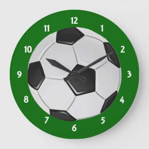 Grande Horloge Ronde Football américain de football ou d'association