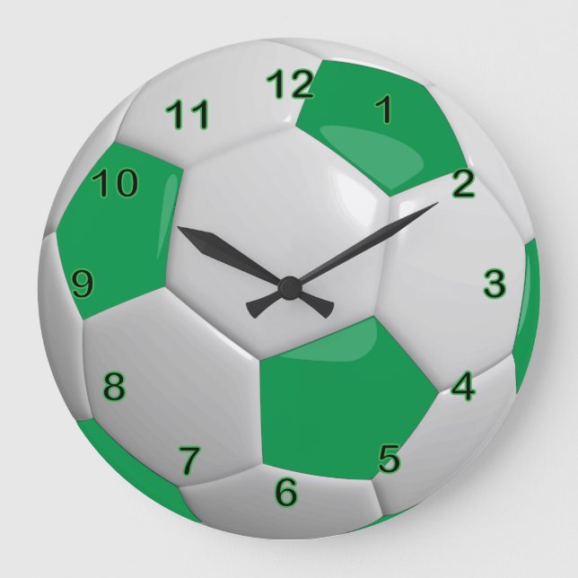 Grande Horloge Ronde Football Ball | (Recto)